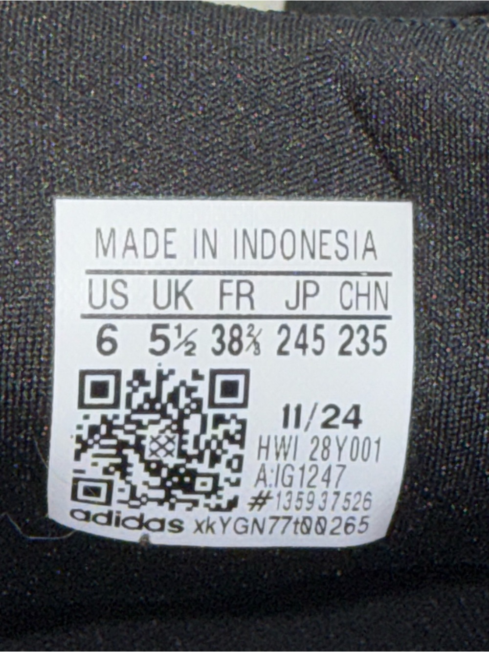 ADIDAS DURAMO SL Black & Light Green Athletic Sneakers - Picture 8 of 9